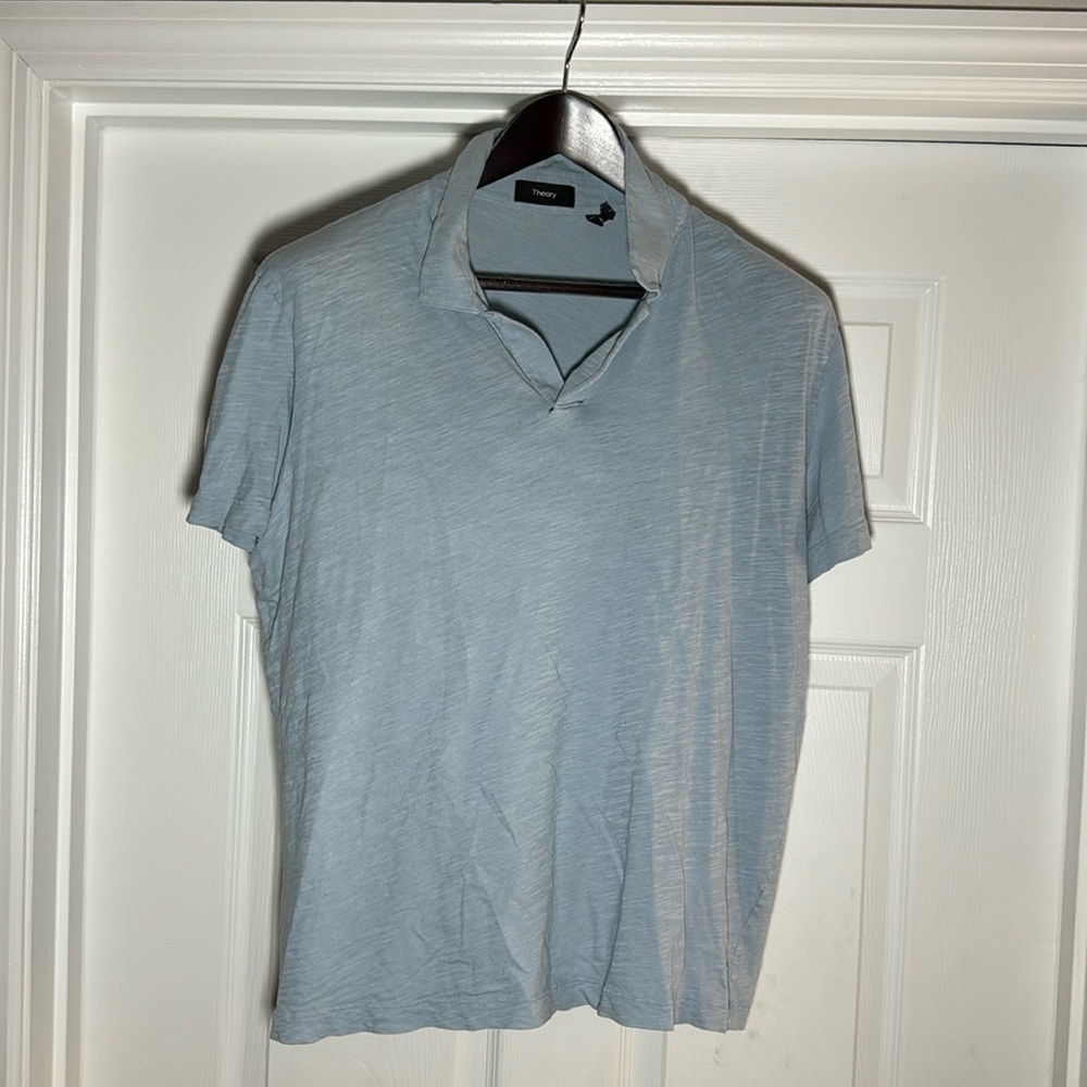 Theory Polo Light Blue L